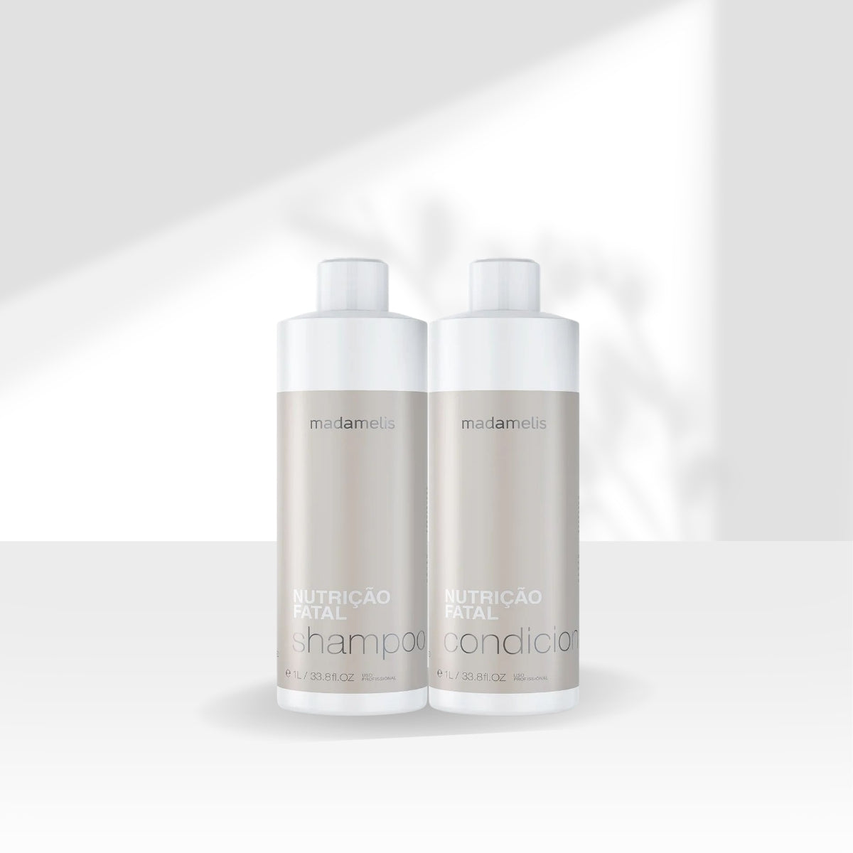 Kit Madamelis Nutrição Fatal Shampoo e Condicionador 1 Litro