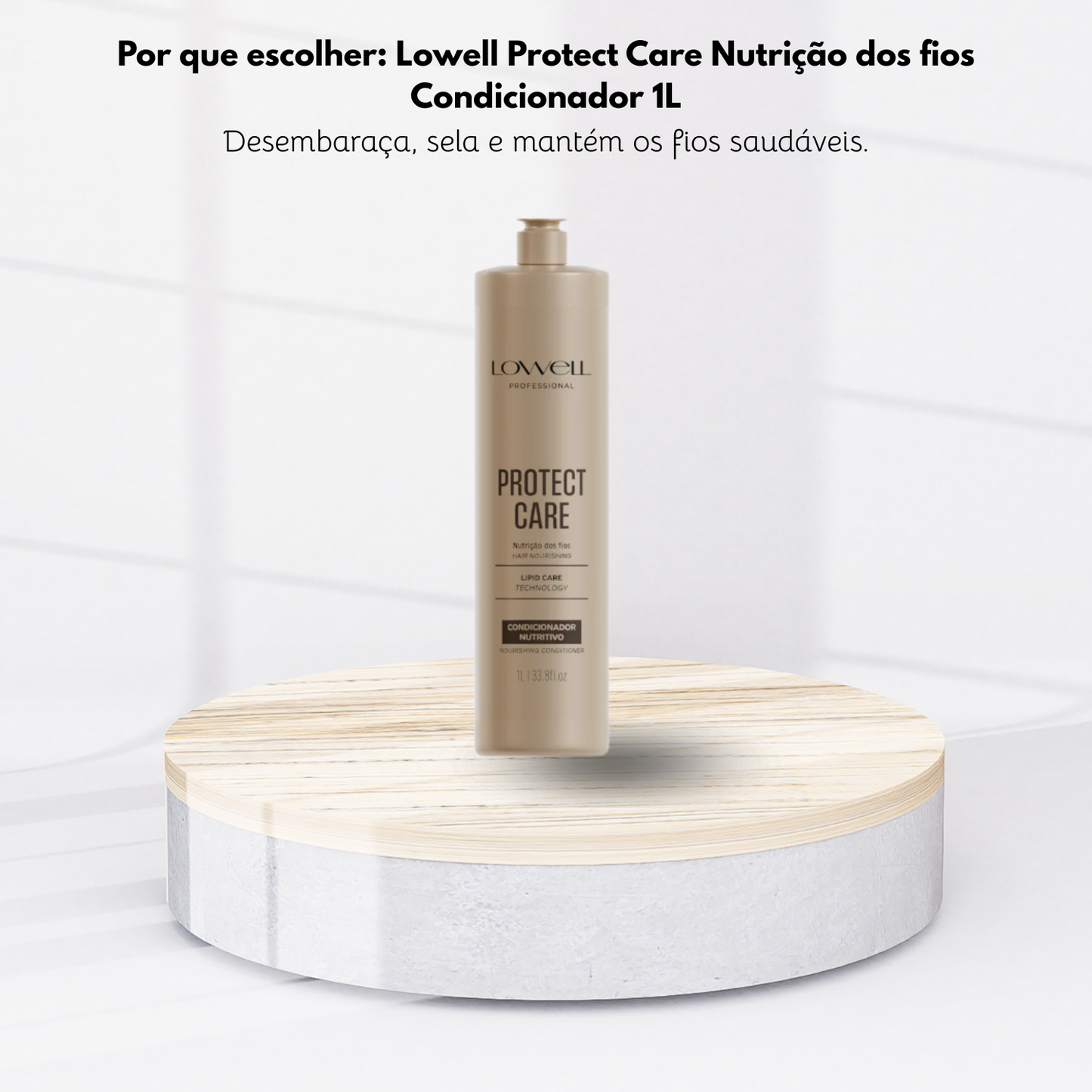 Condicionador Lowell Protect Care Nutrição dos fios 1 Litro