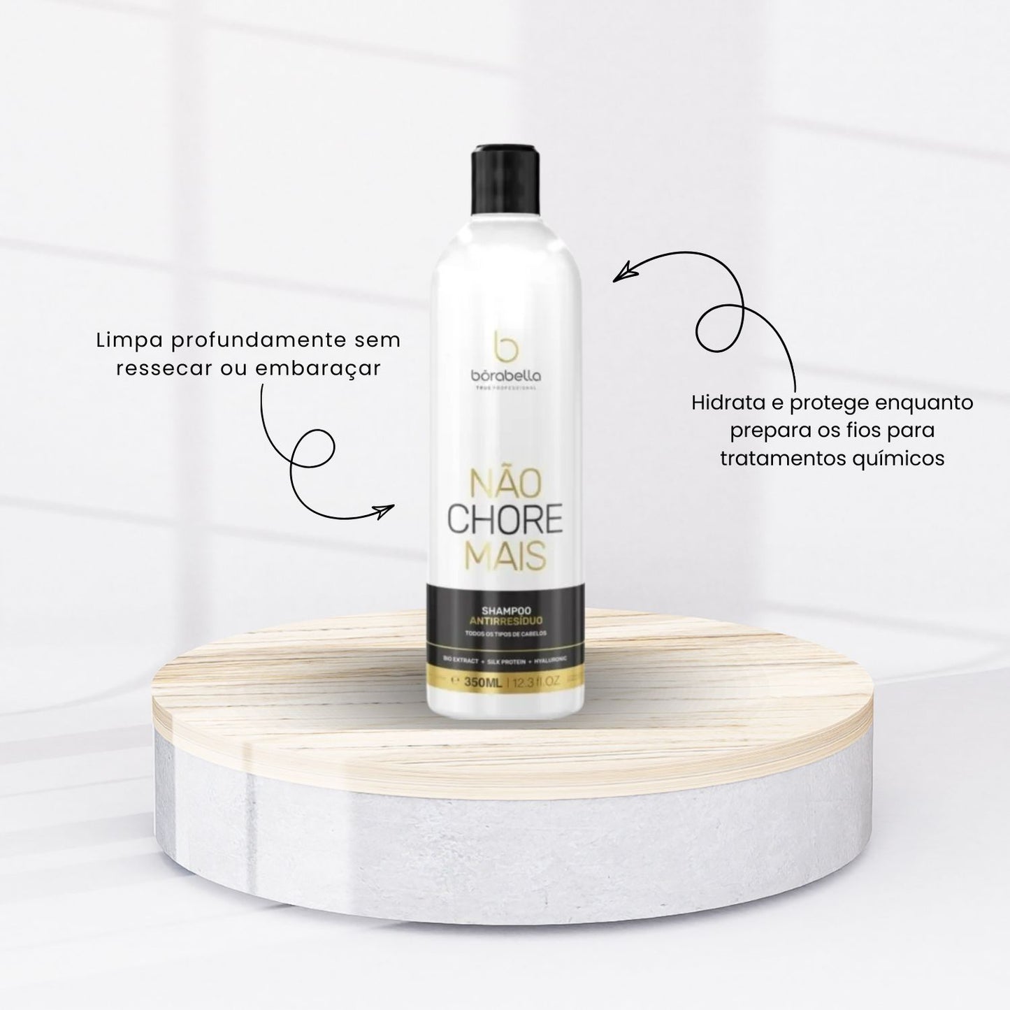 Progressiva Bórabella Não Chore Mais Sem Formol Shampoo 350 ml