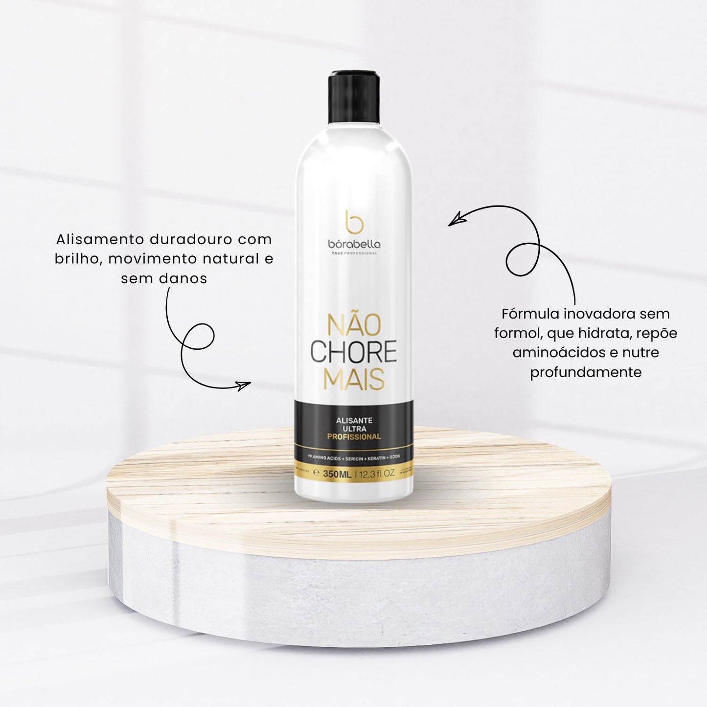 Progressiva Bórabella Não Chore Mais Passo 2 Sem Formol 350 ml