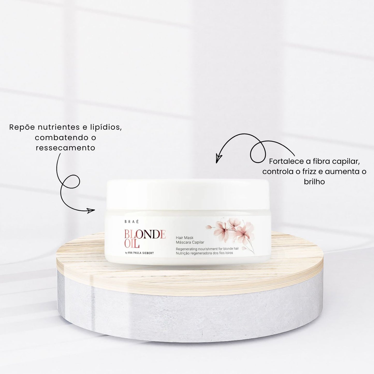 Braé Blonde Oil Hair Mask Máscara Capilar 200g