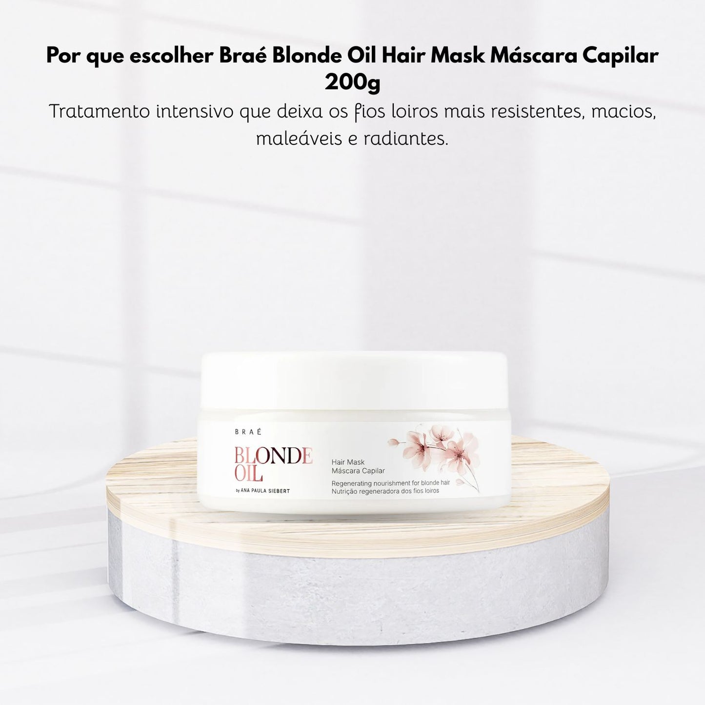 Braé Blonde Oil Hair Mask Máscara Capilar 200g