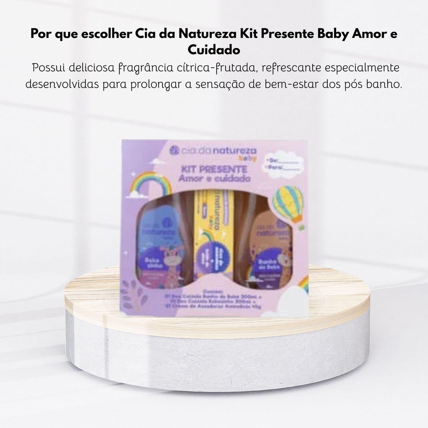 Cia da Natureza Kit Presente Baby Amor e Cuidado