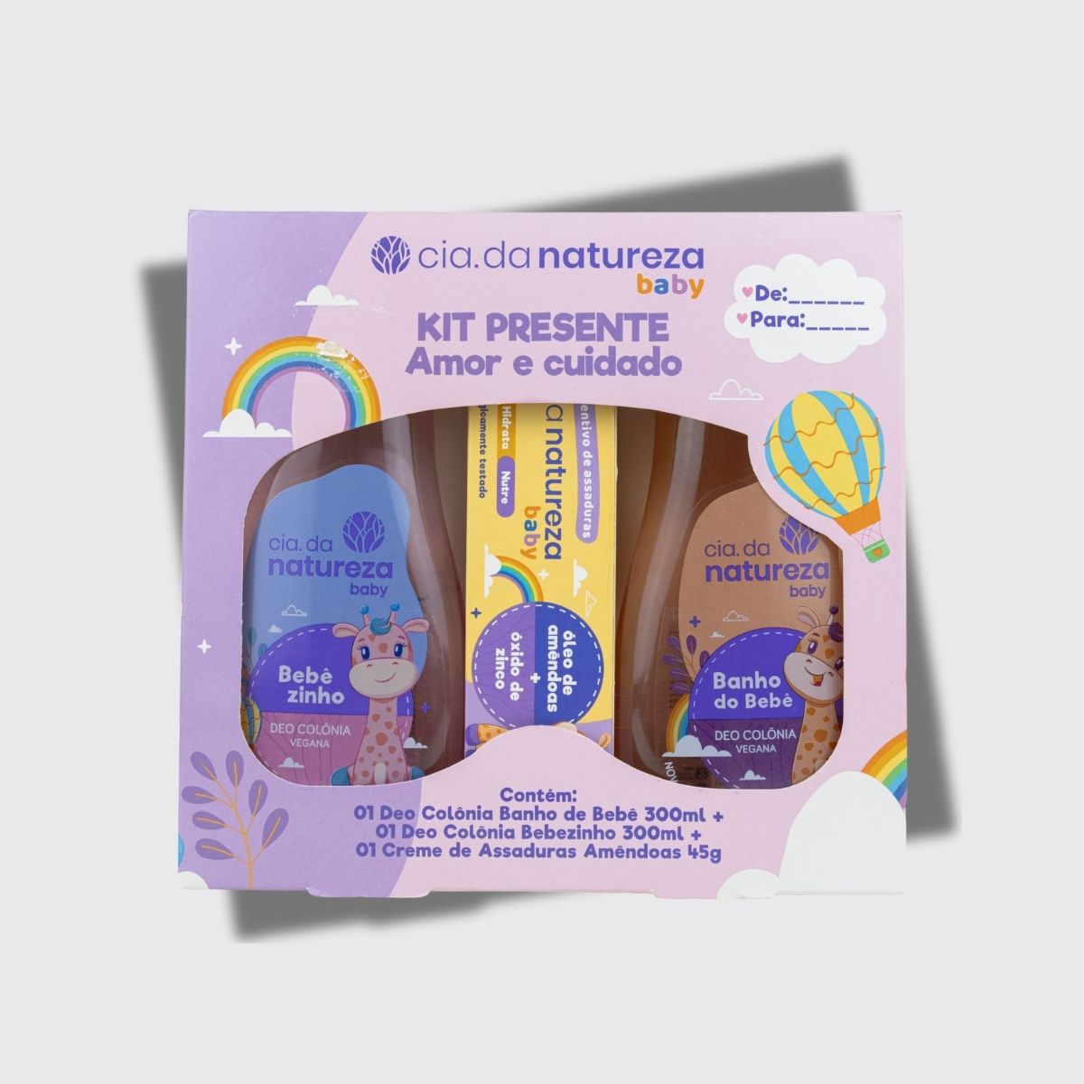 Cia da Natureza Kit Presente Baby Amor e Cuidado