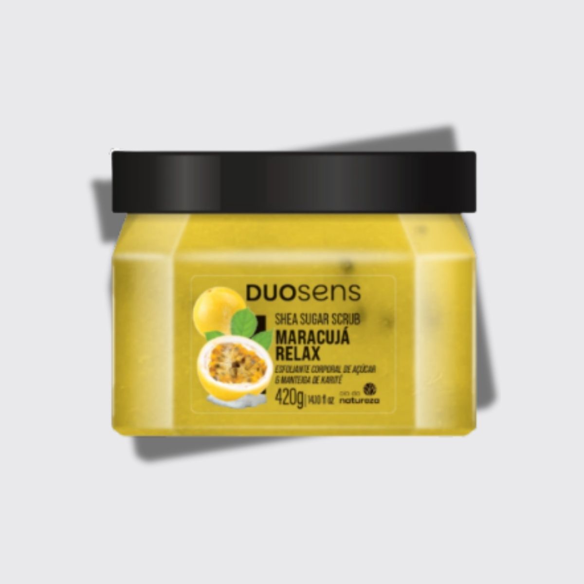 Esfoliante Cia da Natureza Duosens Maracuja Relax 420 g