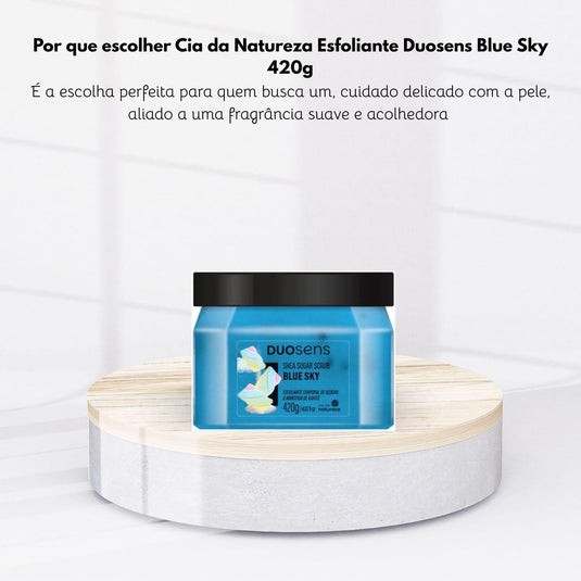 Esfoliante Cia da Natureza Duosens Blue Sky 420 g