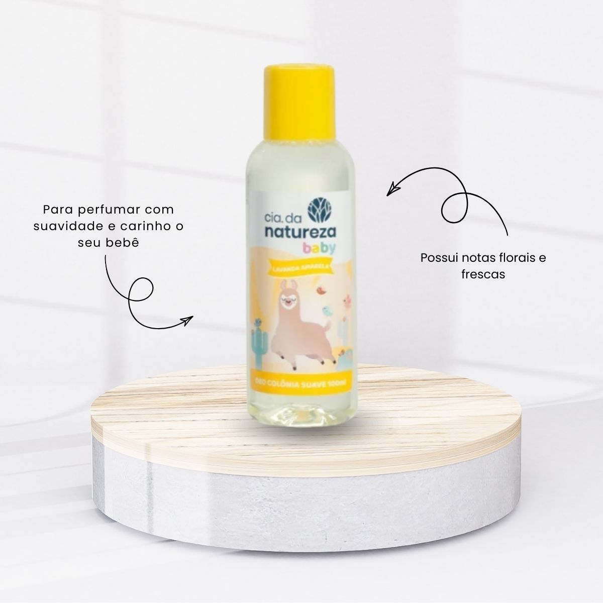 Cia da Natureza Deo Colonia Baby Lavanda Amarela 100 ml