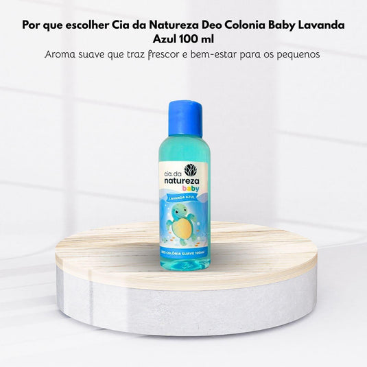 Cia da Natureza Deo Colonia Baby Lavanda Azul 100 ml