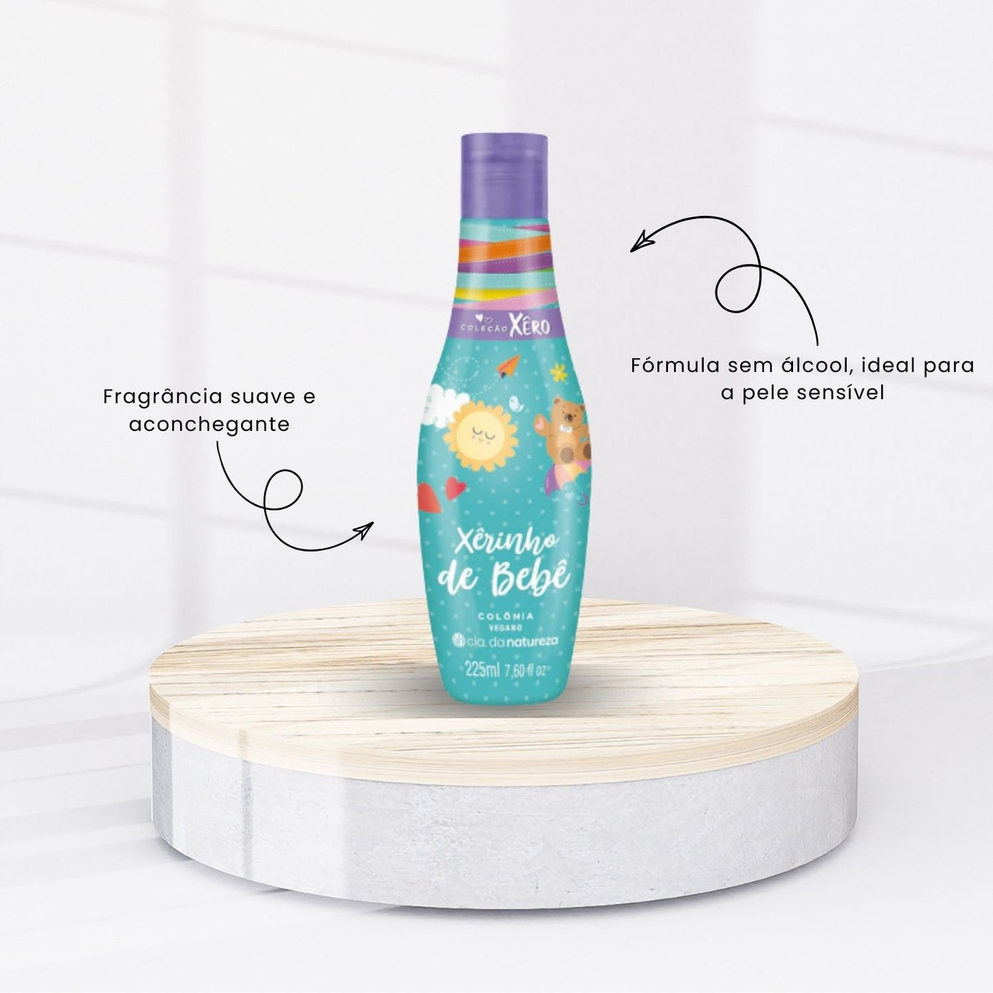 Cia da Natureza Colonia Xerinho de Bebe 225 ml