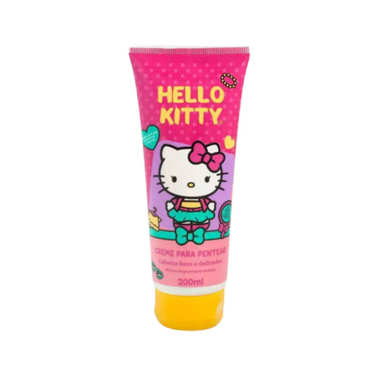 Creme de Pentear Cia da Natureza Hello Kitty Cabelos Lisos Delicados 200 ml