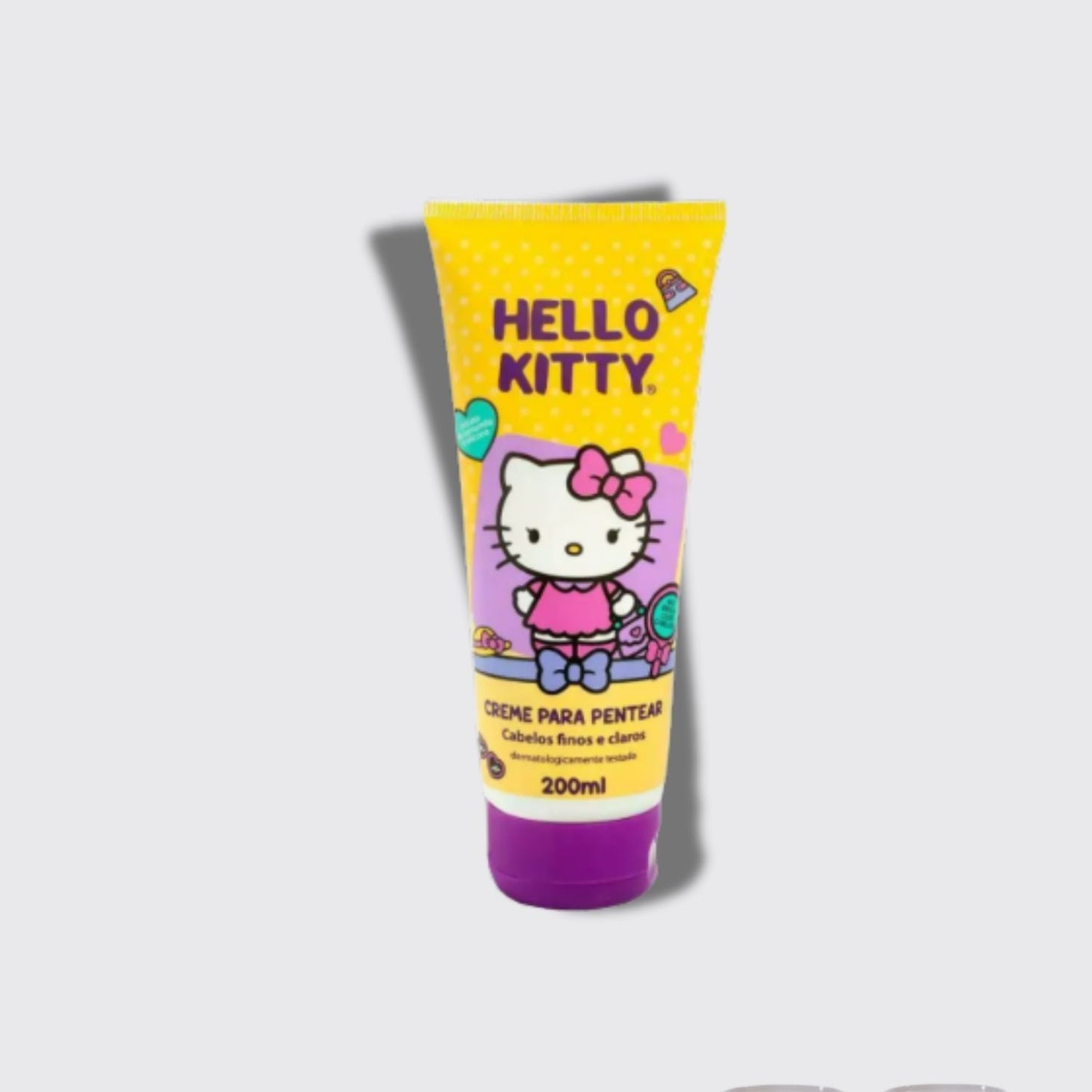 Creme de Pentear Cia da Natureza Hello Kitty Cabelos Finos Claros 200 ml