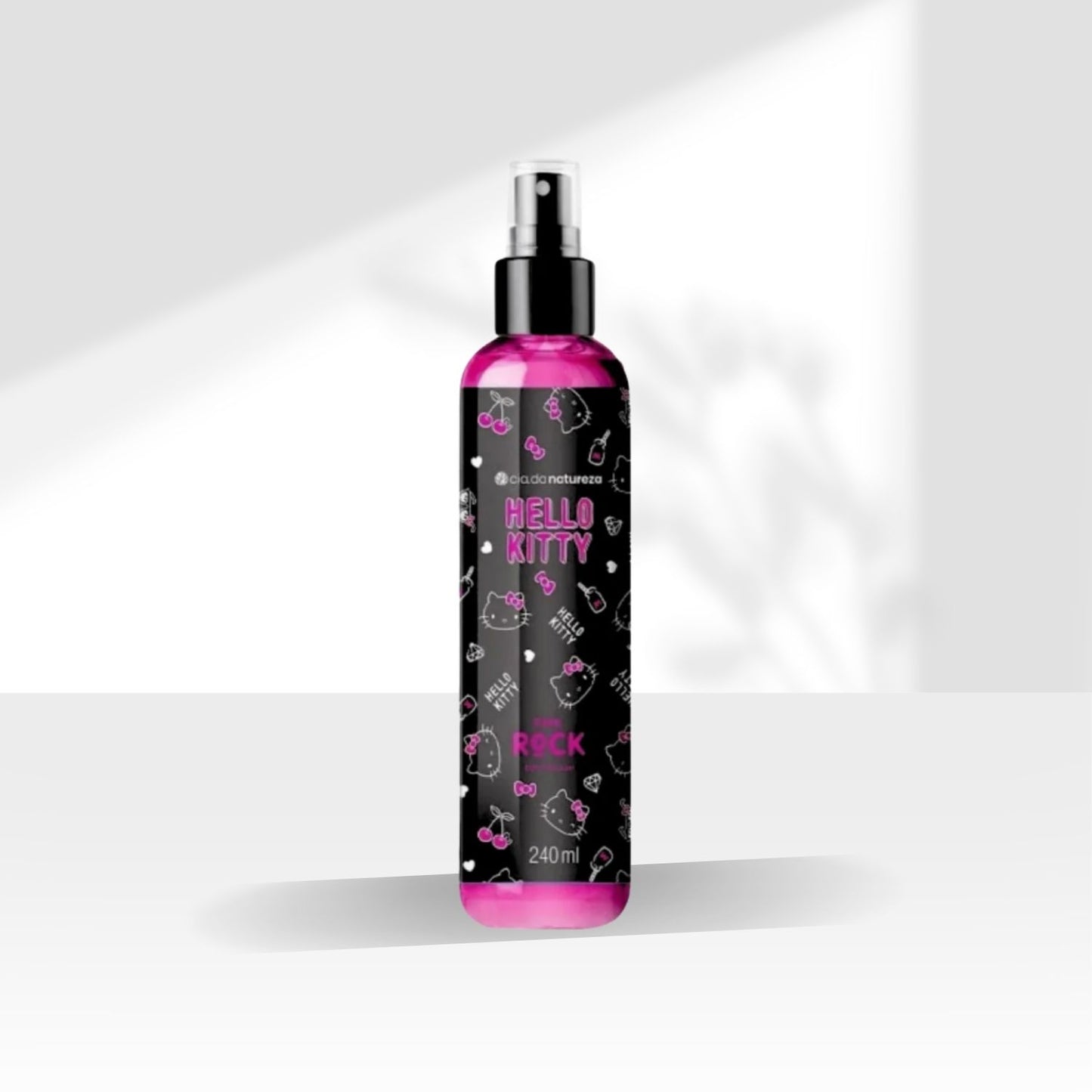 Body Splash Cia da Natureza Hello Kitty Pink Rock 240 ml