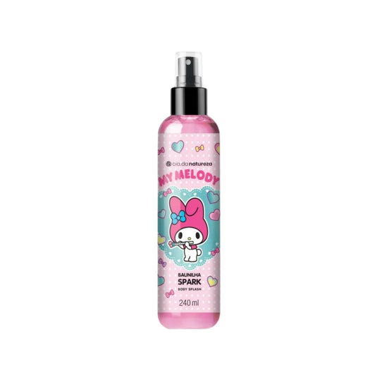 Body Splash Cia da Natureza My Melody Baunilha Spark 240 ml