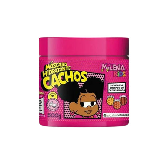 Máscara Cia da Natureza Milena Kids Hidratante Cachos 500 g para Cabelo Cacheado