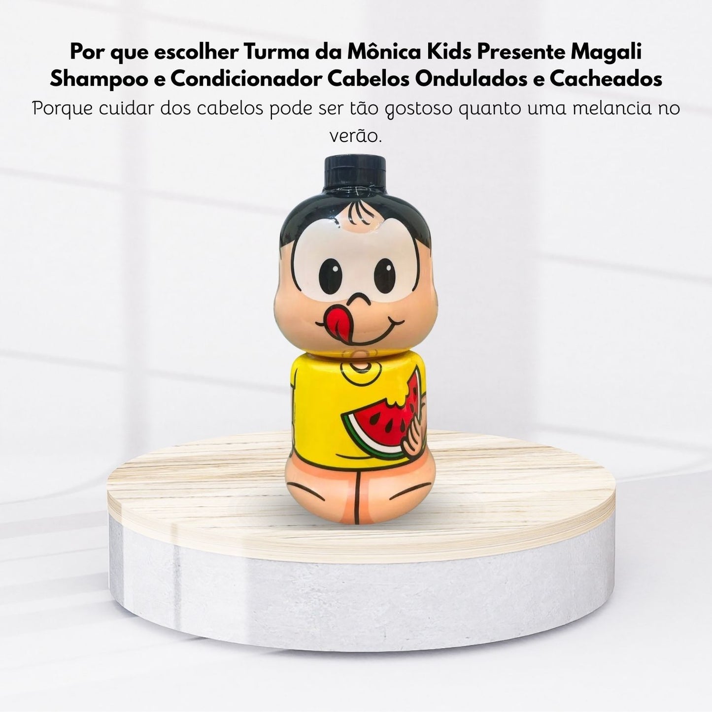 Kit Cia da Natureza Magali Boneco Colecionável Shampoo Condicionador