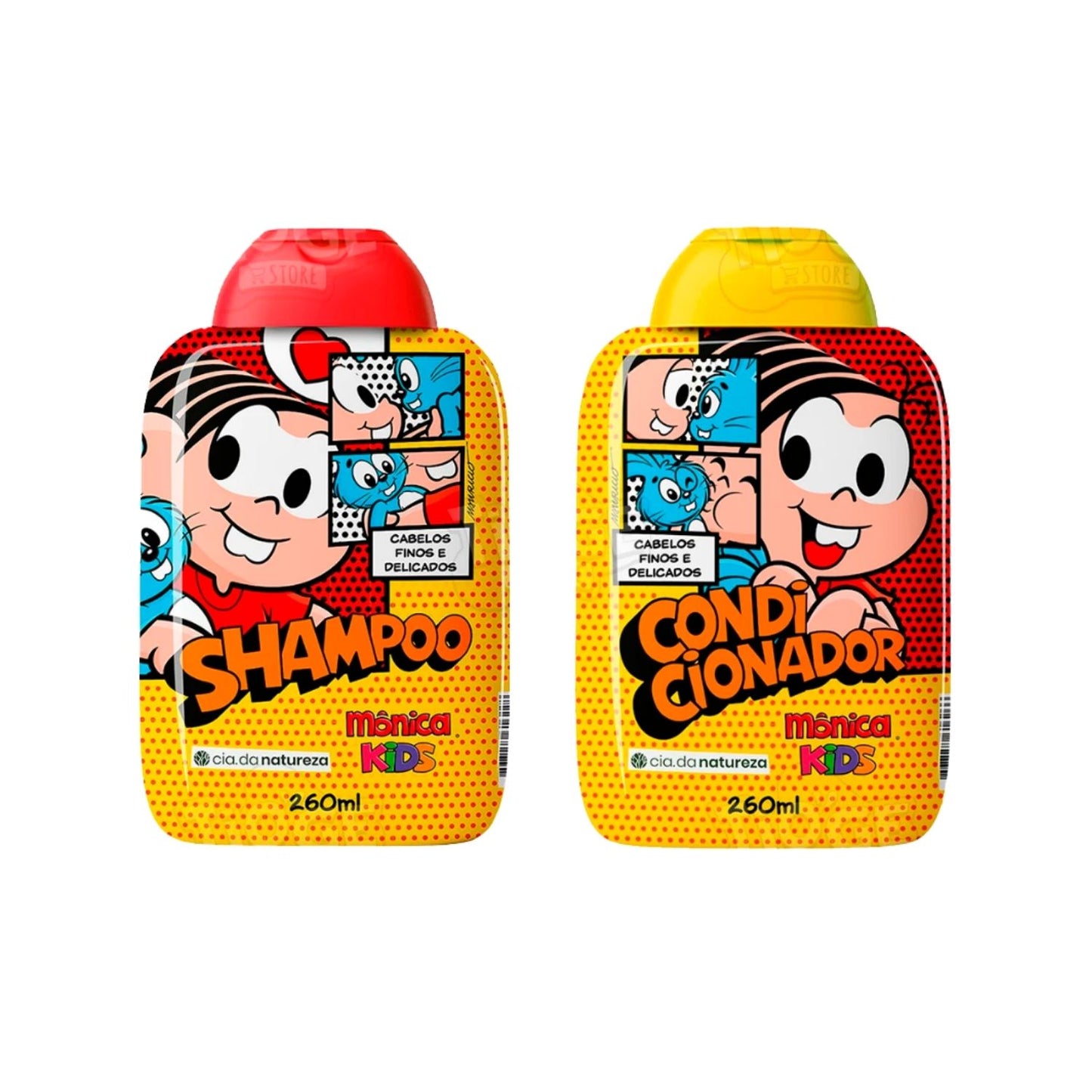 Kit Cia da Natureza Monica Shampoo Condicionador 260 ml