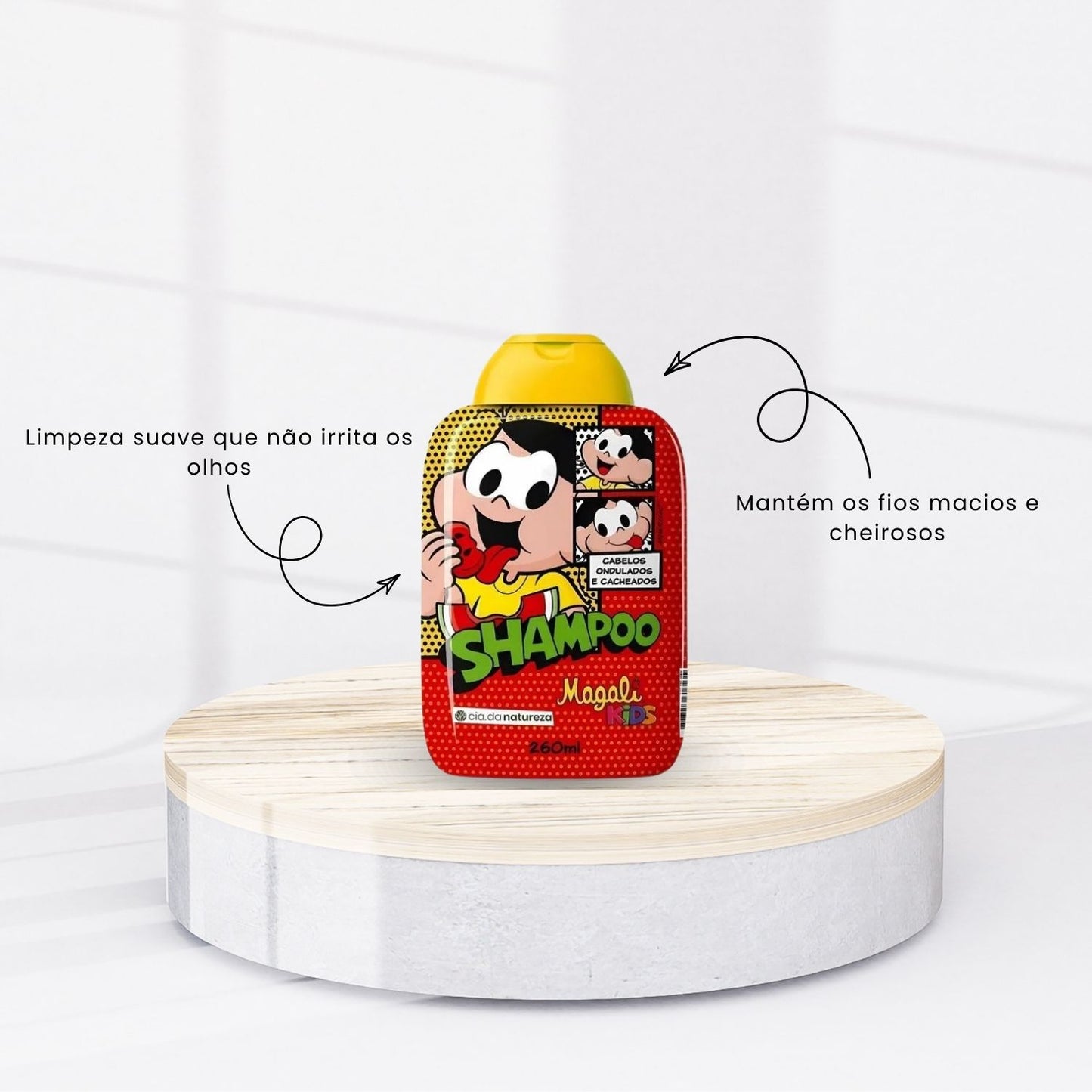 Kit Cia da Natureza Magali Shampoo Condicionador 260 ml