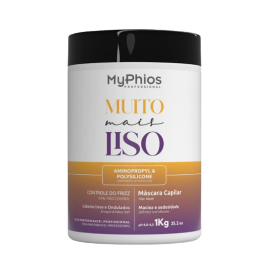 Máscara  MyPhios Muito Mais Liso Máscara de Hidratação Controle Frizz 1 Kg