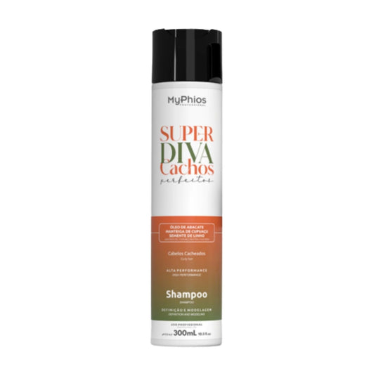 Shampoo MyPhios Super Diva Cachos Perfeitos 300 g para Cabelo Cacheado