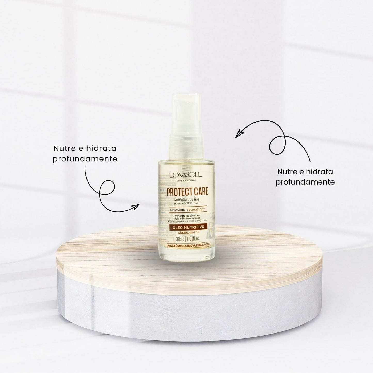 Oleo Lowell Nutritivo Protect Care Nutrição dos Fios 30 ml