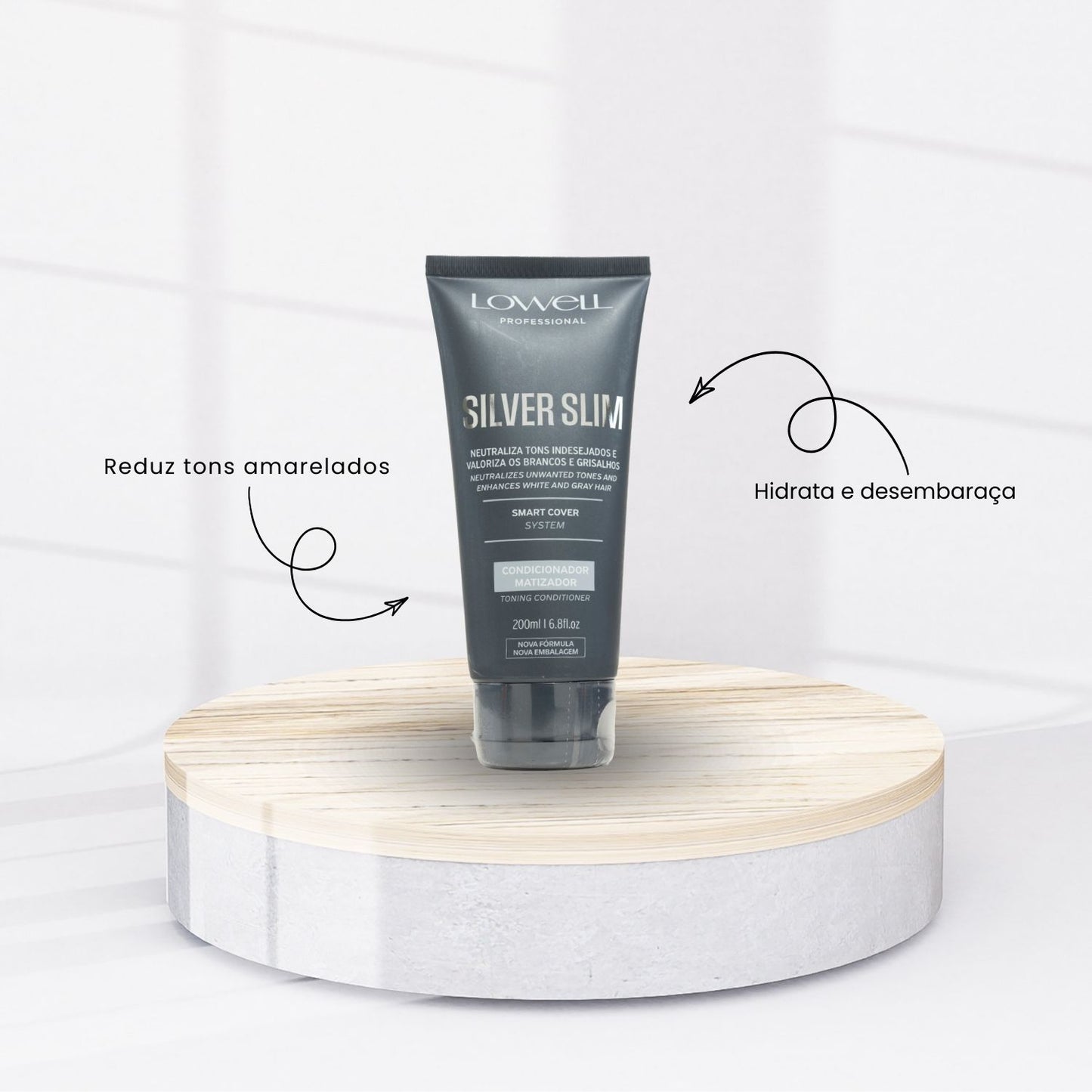 Condicionador Lowell Silver Slim Matizador 200 ml