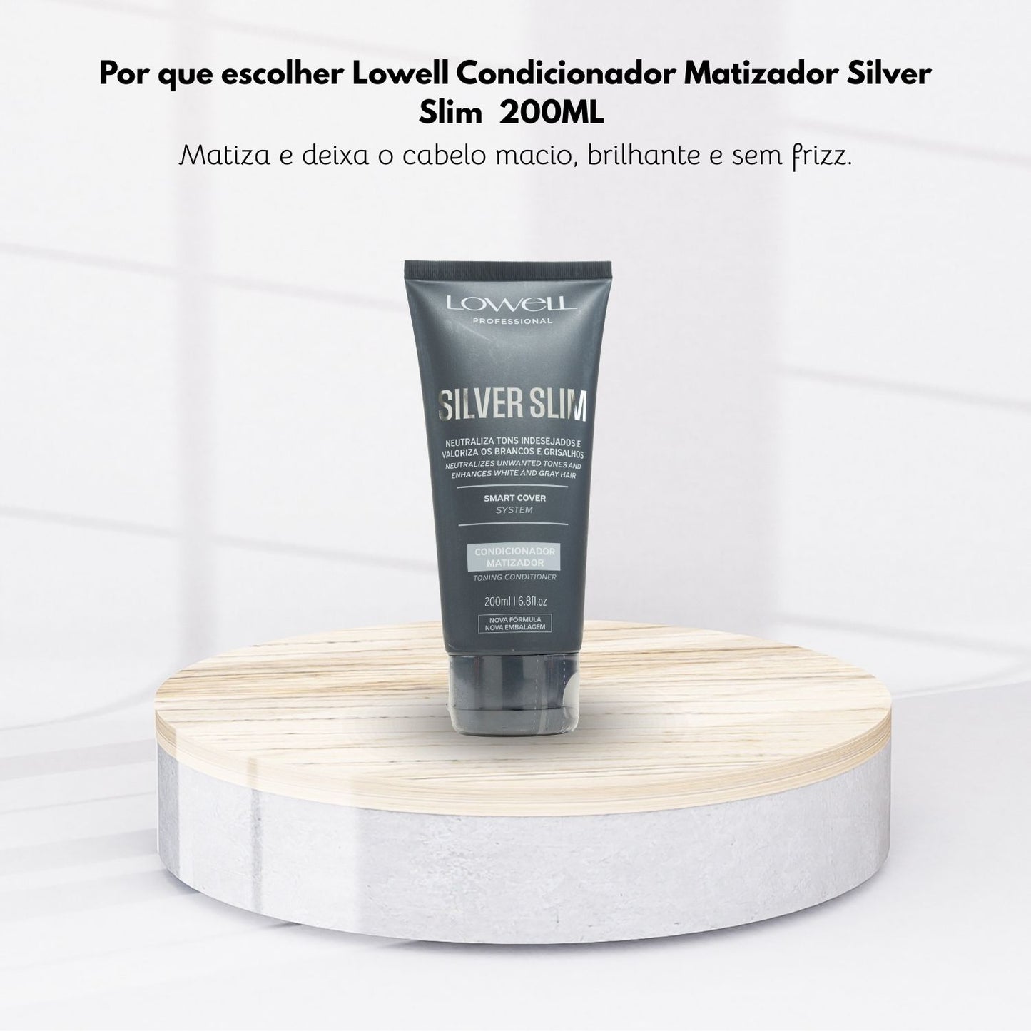 Condicionador Lowell Silver Slim Matizador 200 ml