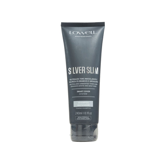 ** Dupl **Shampoo Lowell Silver Slim Matizador Cabelos Loiros 240 ml