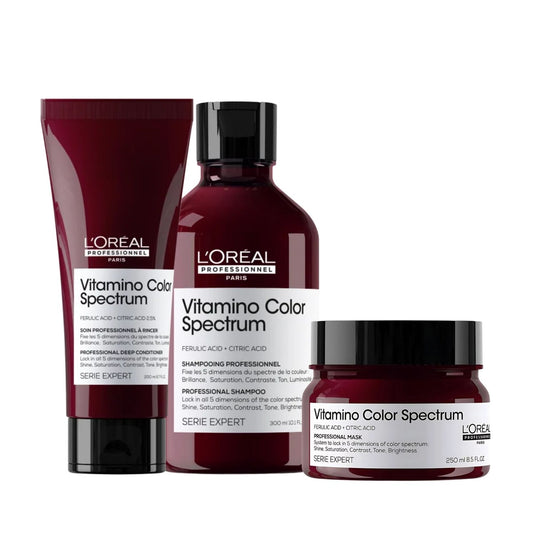 Kit Loreal Vitamino Color Spectrum Shampoo, Condicionador e Máscara