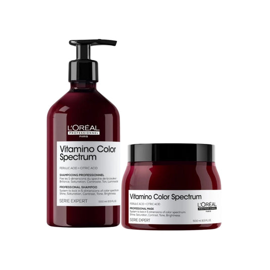 Kit Loreal Vitamino Color Spectrum Shampoo e Máscara 500 ml