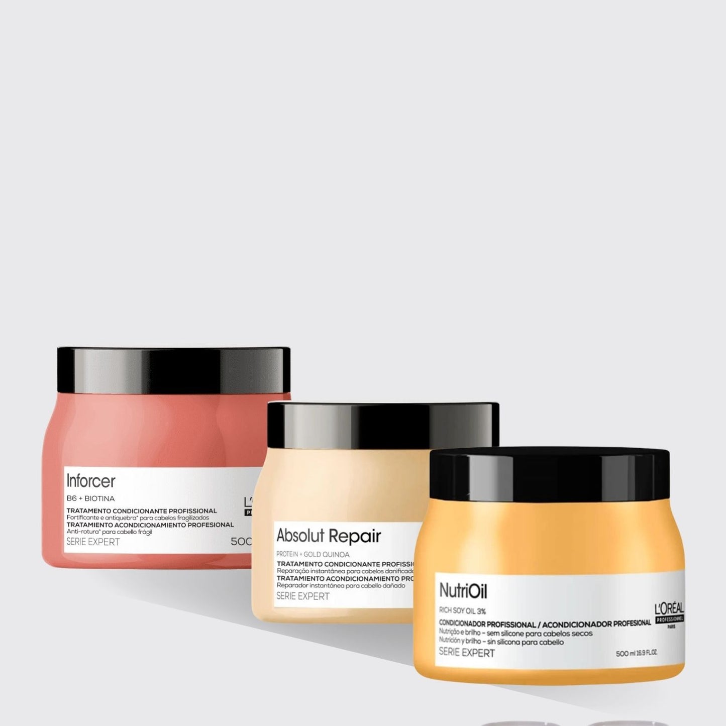 Kit Loreal Expert Cronograma Capilar Máscaras 500g