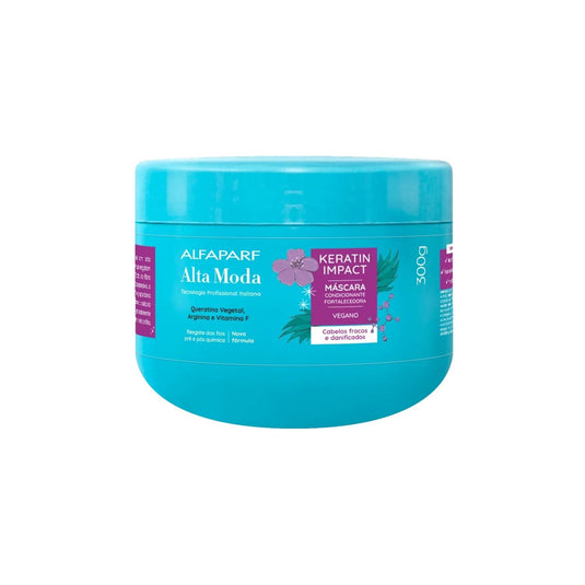 Máscara Alfaparf Alta Moda Keratin Impact Fortalecedora 300 ml