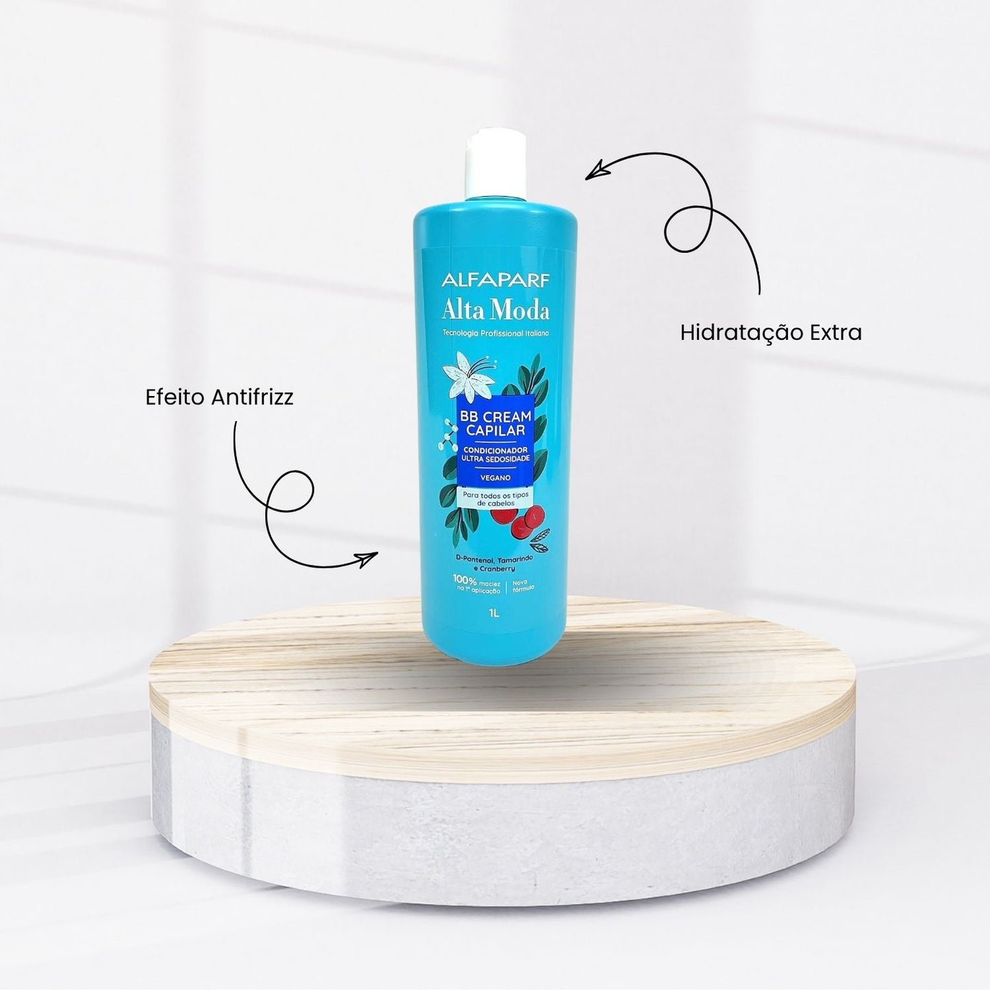 Condicionador Alfaparf Alta Moda BB Cream Multibenefícios Reparação Brilho 1 Litro