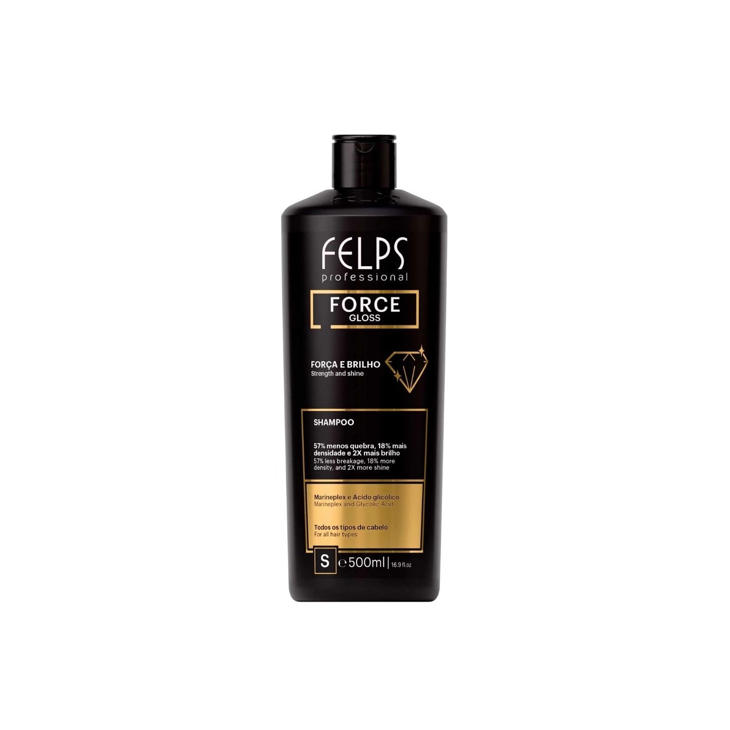 Shampoo Felps Force Gloss Força e Brilho 500 ml