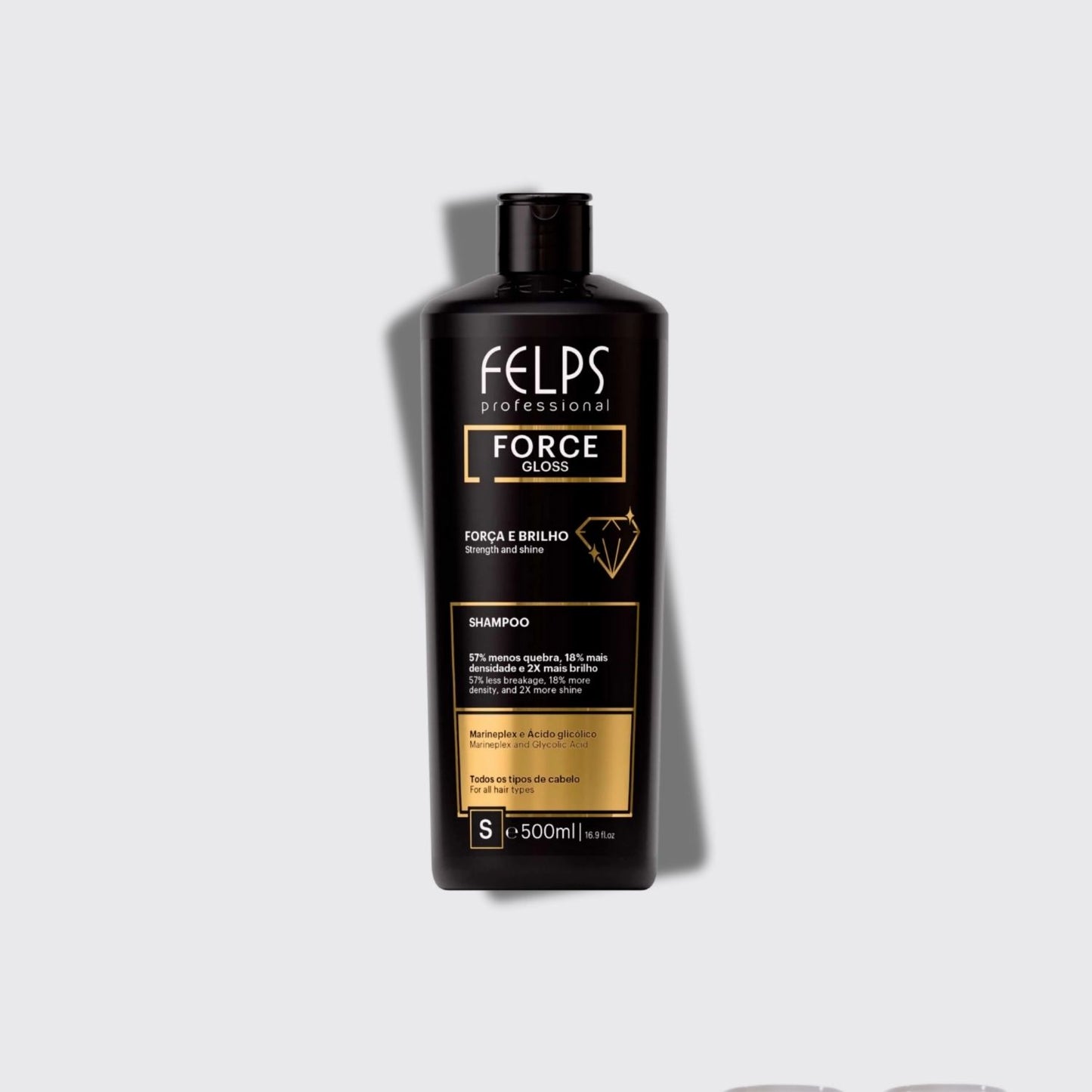 Shampoo Felps Force Gloss Força e Brilho 500 ml