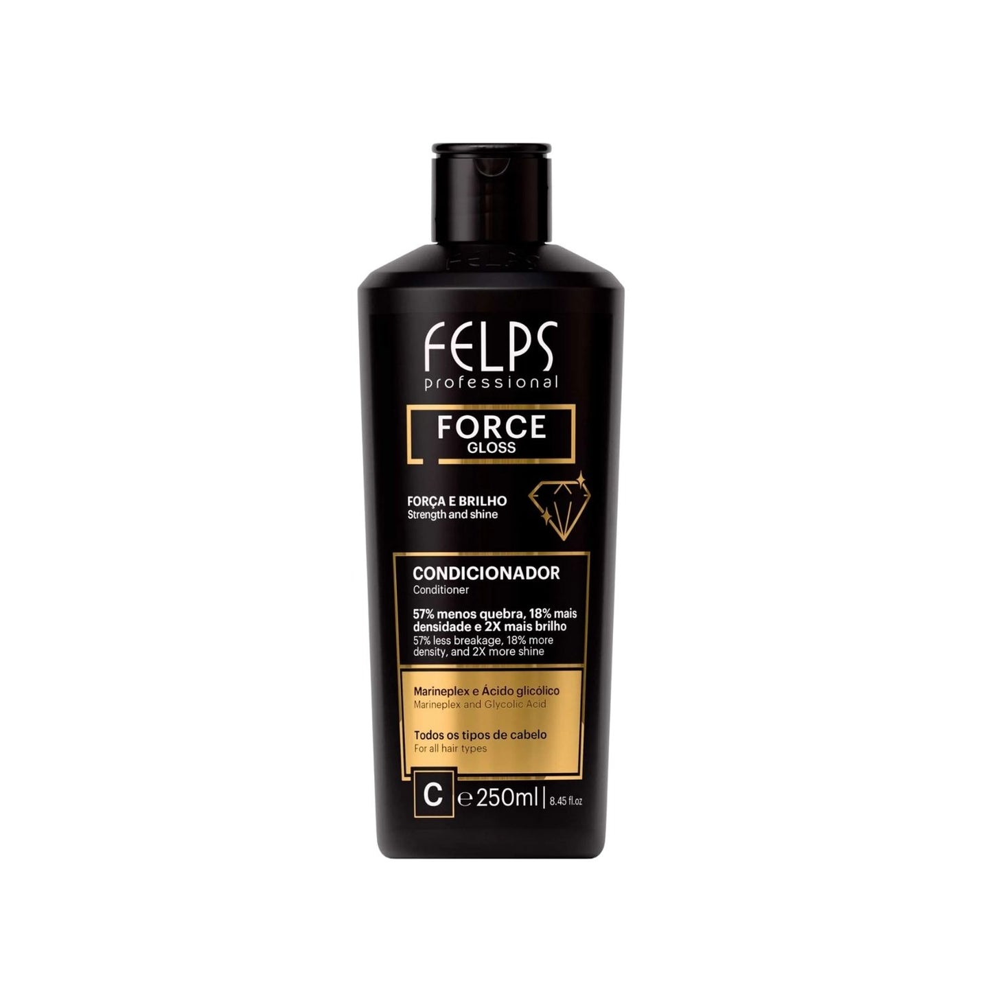 Condicionador Felps Force Gloss Força e Brilho 250 ml