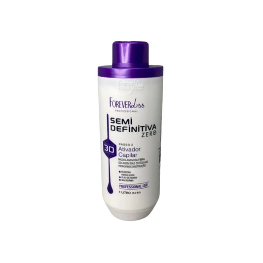 Progressiva Forever Liss Semi Definitiva Zero Ativador Capilar 1 Litro