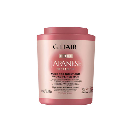 Máscara G.Hair BTOX Japonês Alinhamento e Brilho 1 Kg
