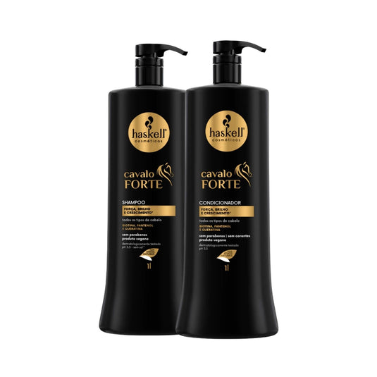 Kit Haskell Cavalo Forte Shampoo e Condicionador 1000ml