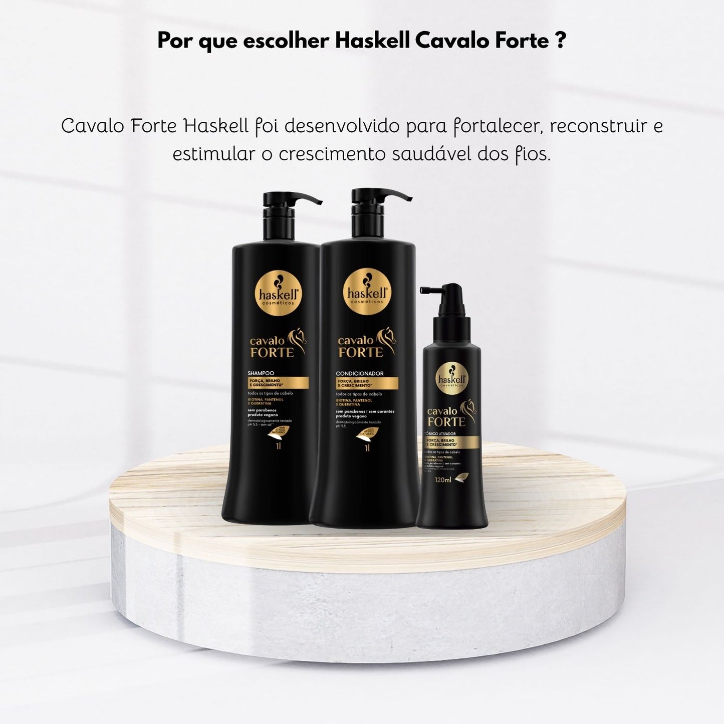 Kit Haskell Cavalo Forte Duo e Tonico 120 g