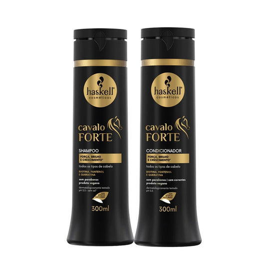 Kit Haskell Cavalo Forte Shampoo e Condicionador 300ml