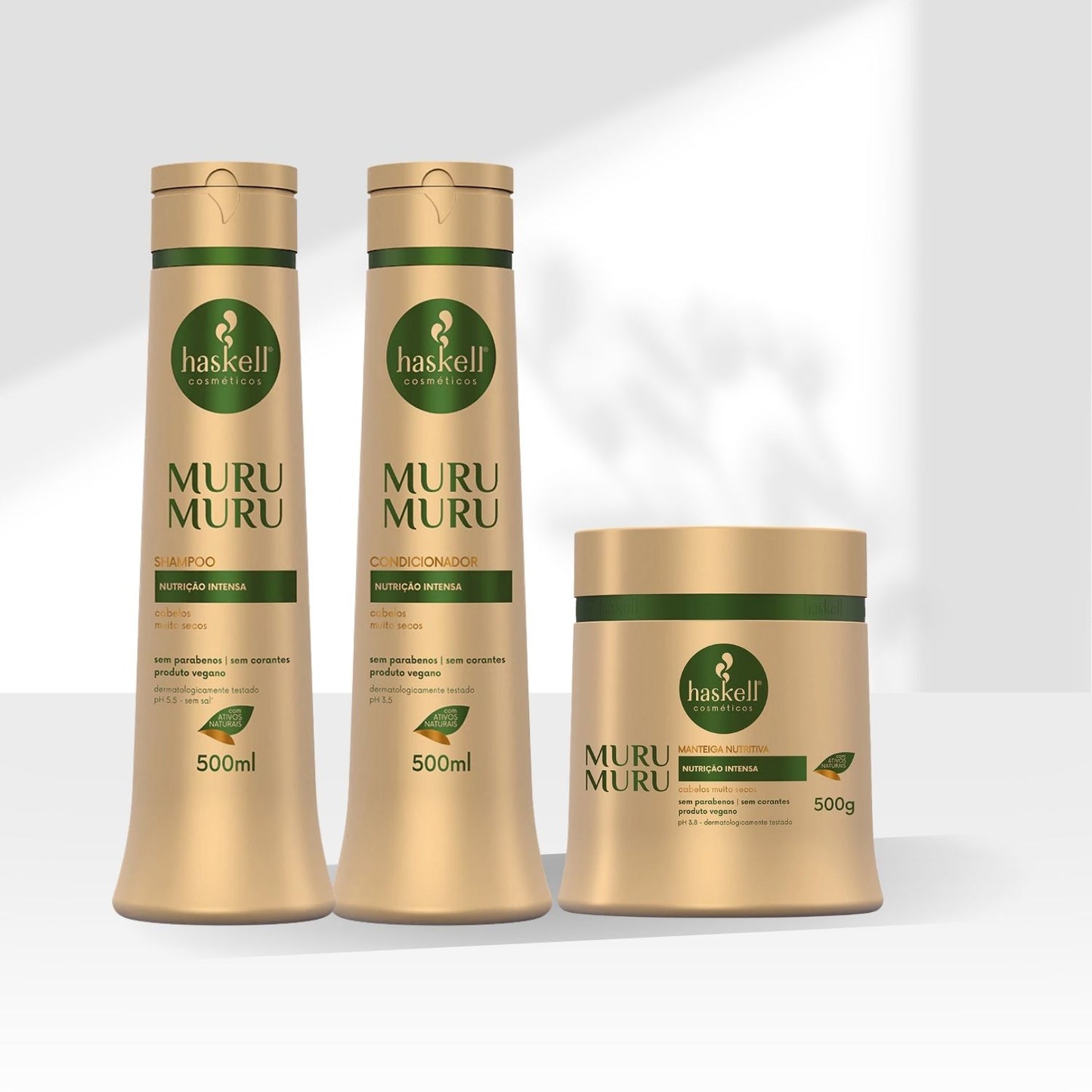 Kit Haskell Muru Muru Duo e Máscara 500ml