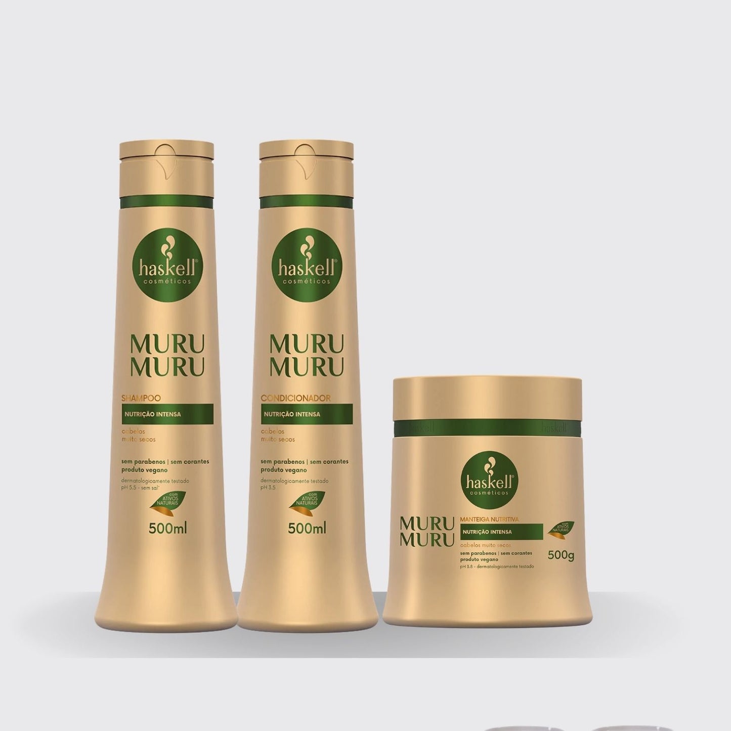 Kit Haskell Muru Muru Duo e Máscara 500ml