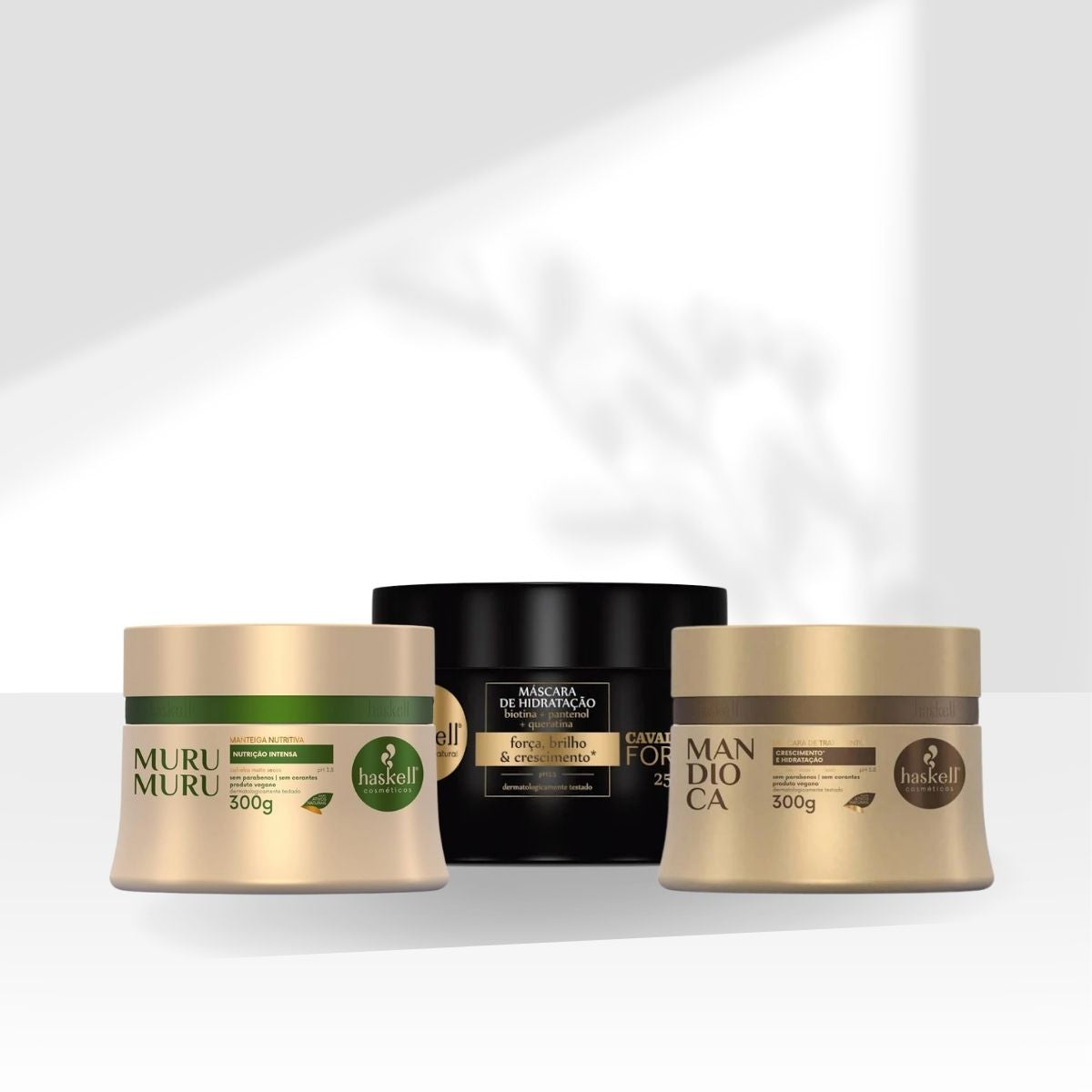 Cronograma Haskell Cabelo Forte Máscaras 300g