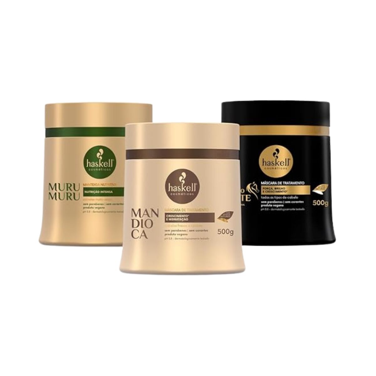 Cronograma Haskell Cabelo Forte Máscaras 500g