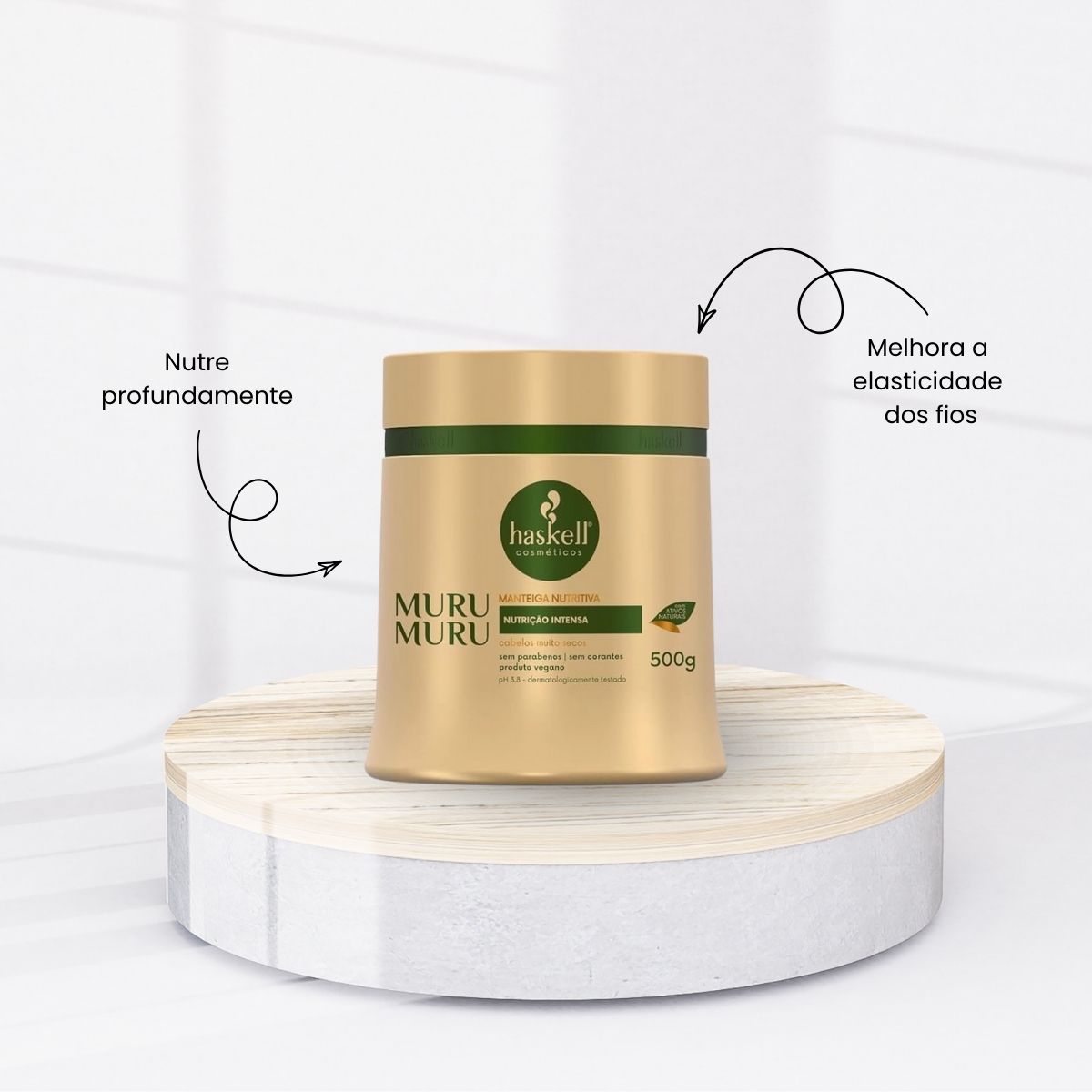 Cronograma Haskell Cabelo Forte Máscaras 500g