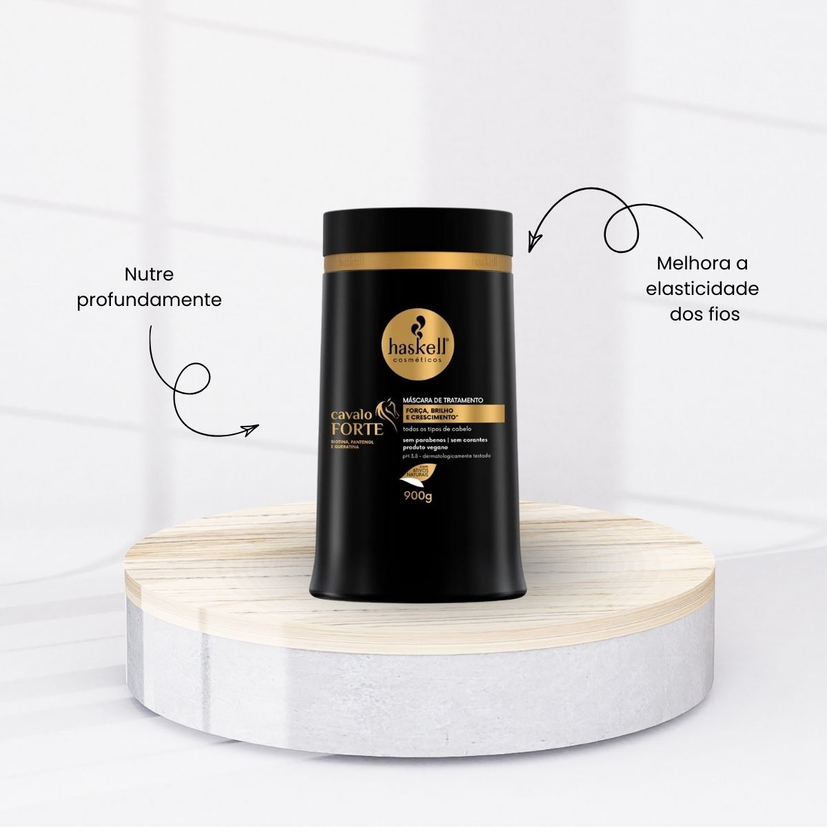 Cronograma Haskell Cabelo Forte Máscaras 900g