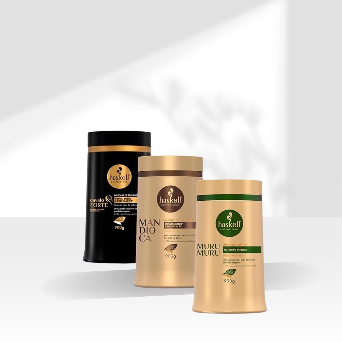 Cronograma Haskell Cabelo Forte Máscaras 900g