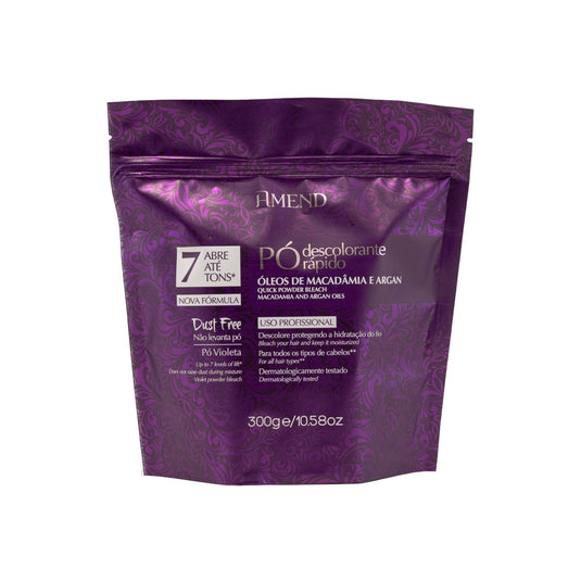 Pó Descolorante Amend Macadâmia e Argan 300 g