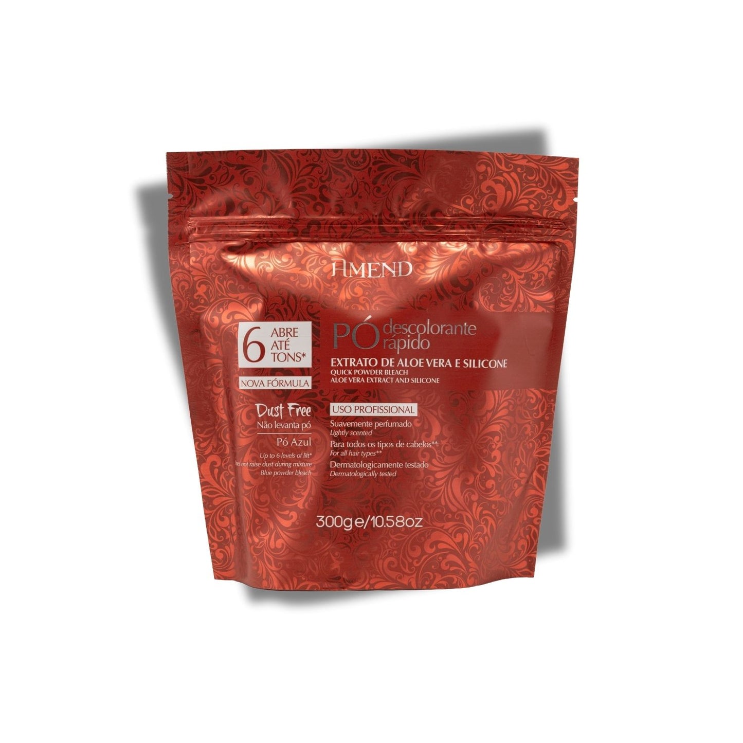 Pó Descolorante Rápido Amend Aloe Vera e Silicone 300 g