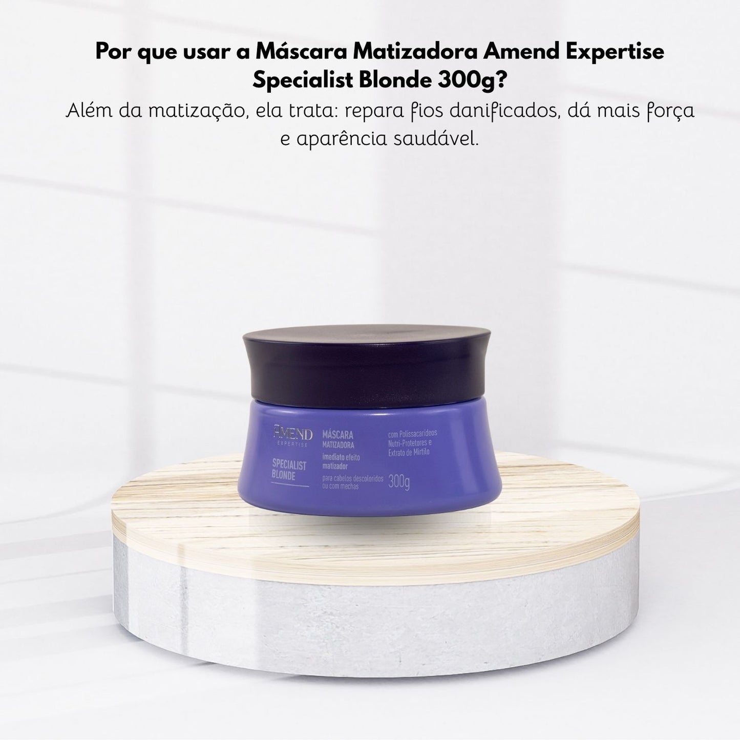 Máscara Matizadora Amend Expertise Specialist Blonde 300 g